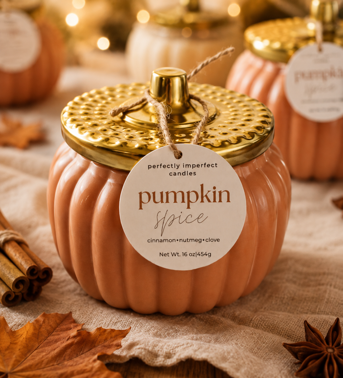 PUMPKIN SPICE - WICKLESS 16 OZ - *MADE FOR CANDLE WARMERS*